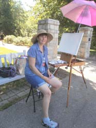 Painting_at_Park_of_Roses_2014